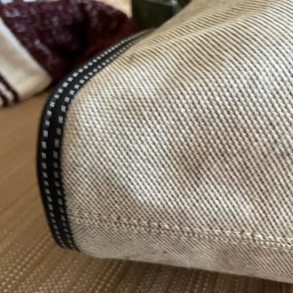 (Authentic) Large Tory Burch Canvas Ella medium tote Bag “Brand New” - Picture 12 of 16